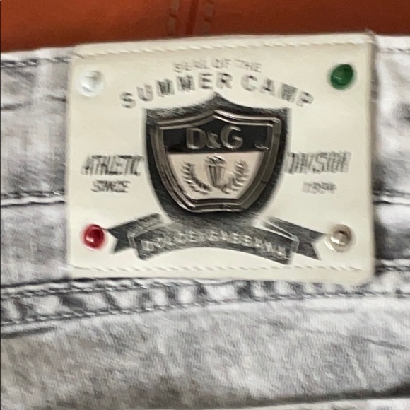 Vintage Dolce Gabbana Summer Camp Grey Wash Jeans - Picture 5 of 8